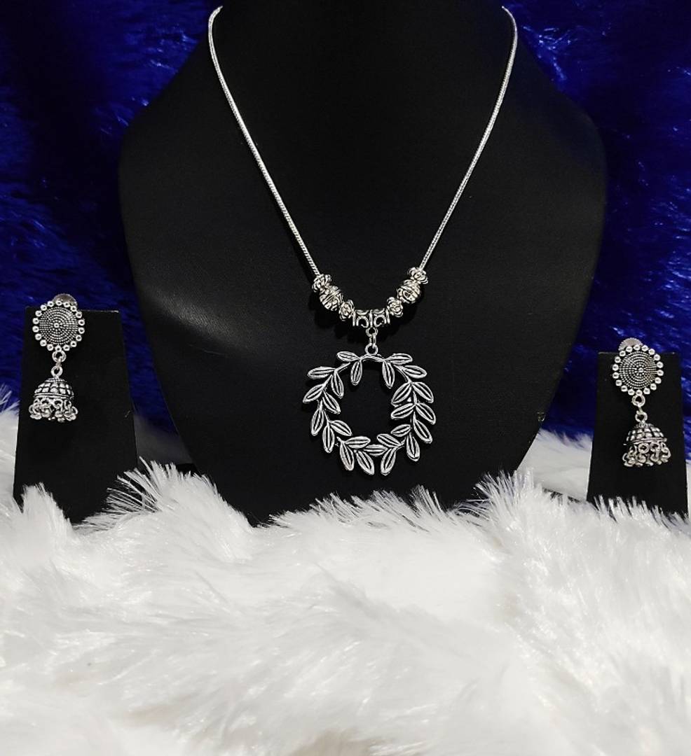 Oxidised Light Weight Chain Necklace