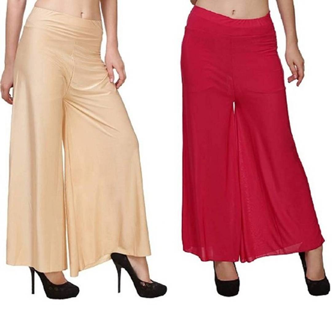 Women's Cotton Palazzo (Pack of 2)