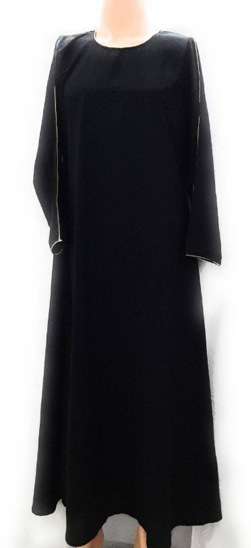 Women's Satin (Crystal Fabric) Solid Abaya