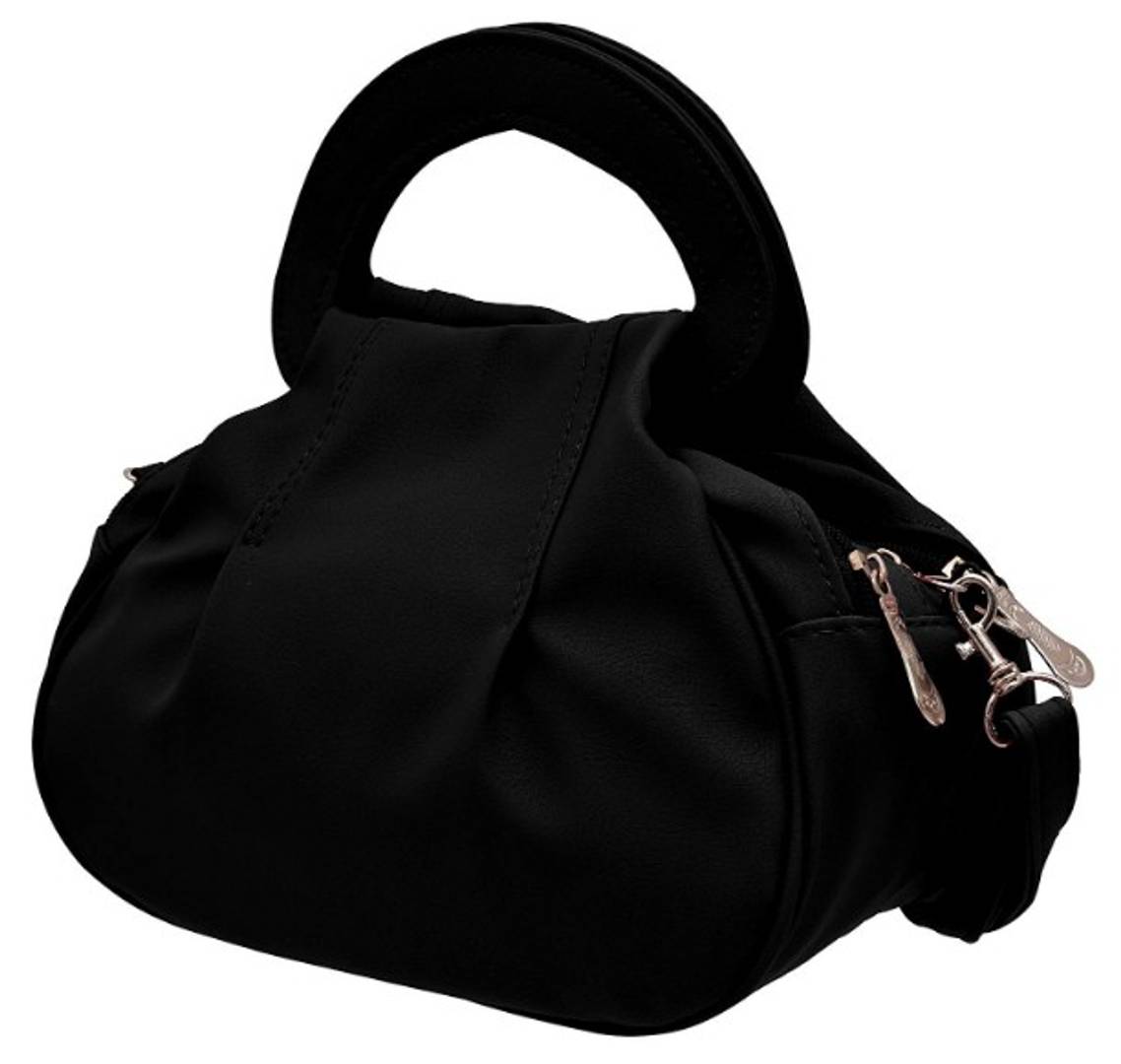 Elegant PU Handbag With Sling Strap