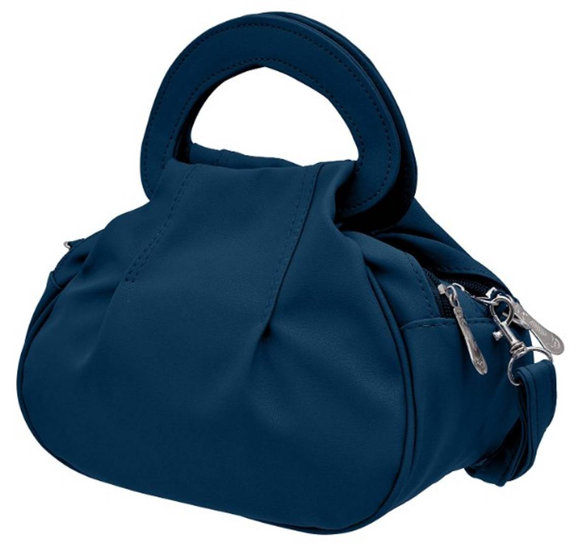Elegant PU Handbag With Sling Strap