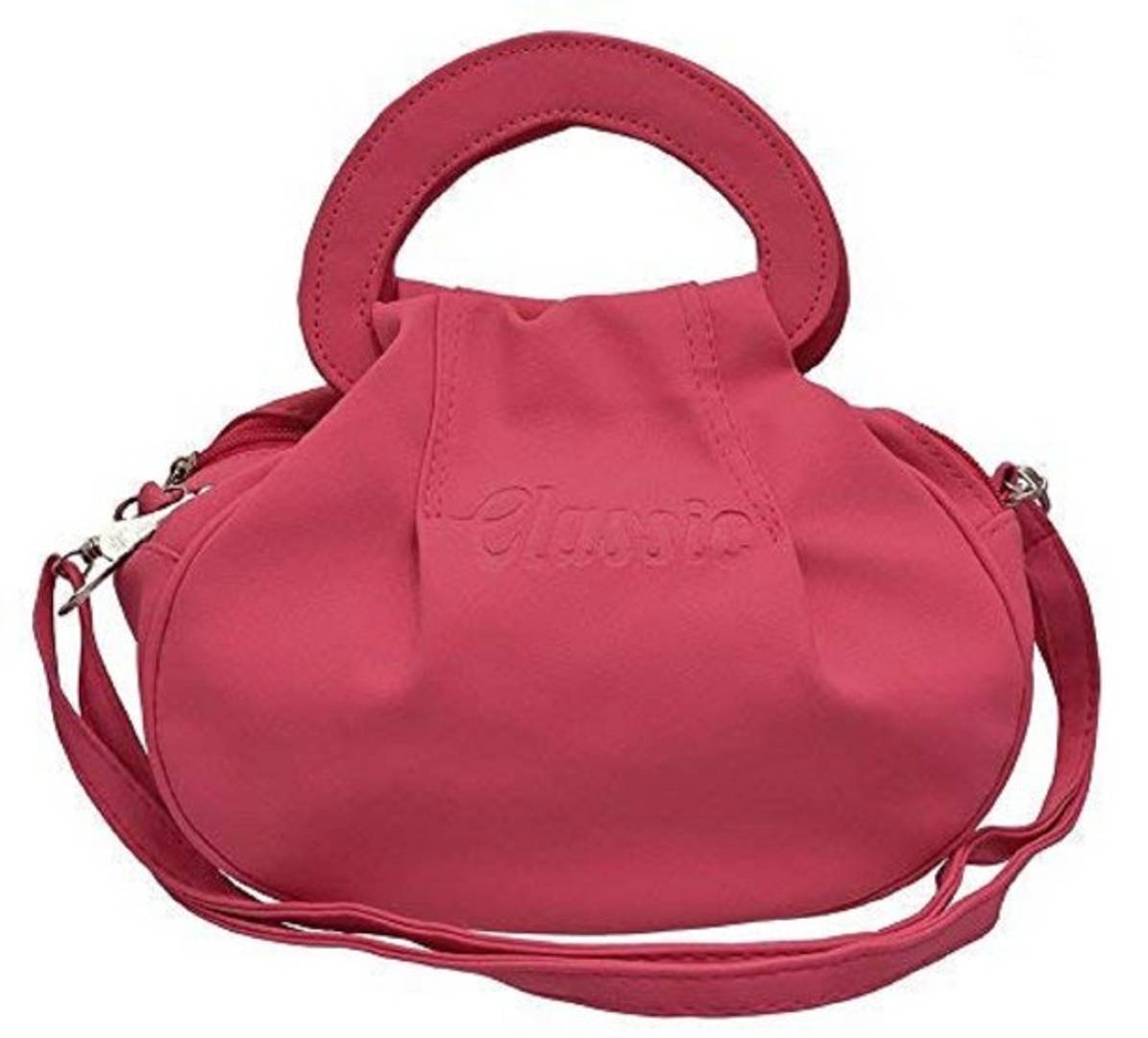 Elegant PU Handbag With Sling Strap