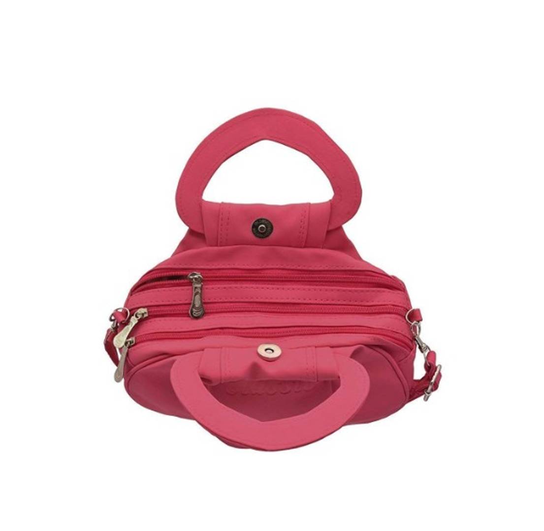 Elegant PU Handbag With Sling Strap