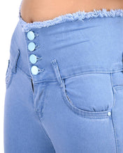 Load image into Gallery viewer, Women&#39;s Light Blue Denim Jeans