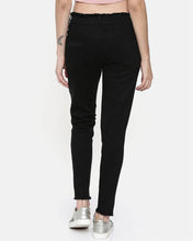 Load image into Gallery viewer, Women&#39;s Black Denim Jeans