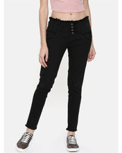 Load image into Gallery viewer, Women&#39;s Black Denim Jeans