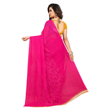 Load image into Gallery viewer, Beautiful Georgette Saree with Blouse piece