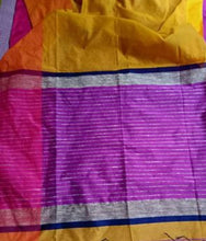Load image into Gallery viewer, Attractive Handloom Cotton Silk Saree with Blouse piece