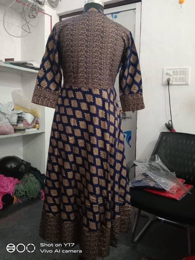Women's Rayon Printed Anarkali Kurta - SVB Ventures 