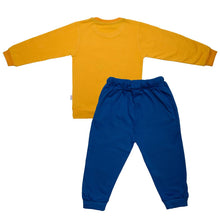 Load image into Gallery viewer, Classy Yellow Cotton Blend Printed Top And Pant Set For Kids