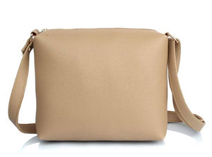 Cream Combo of Handbag with sling bag and golden chain bag