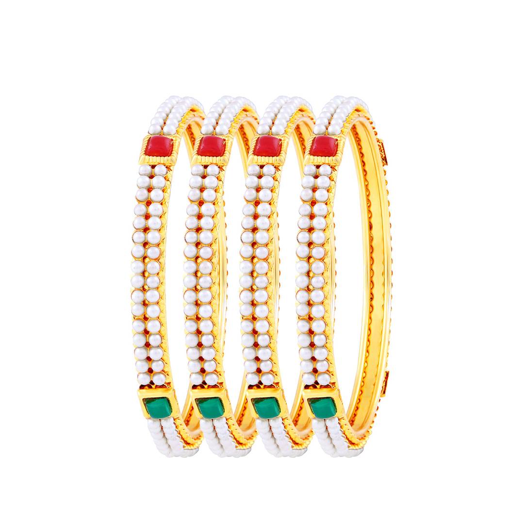 Trendy Designer Alloy Bangle Set