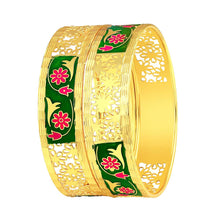 Load image into Gallery viewer, Charming Meenakari Gold Plated Bangle For Women