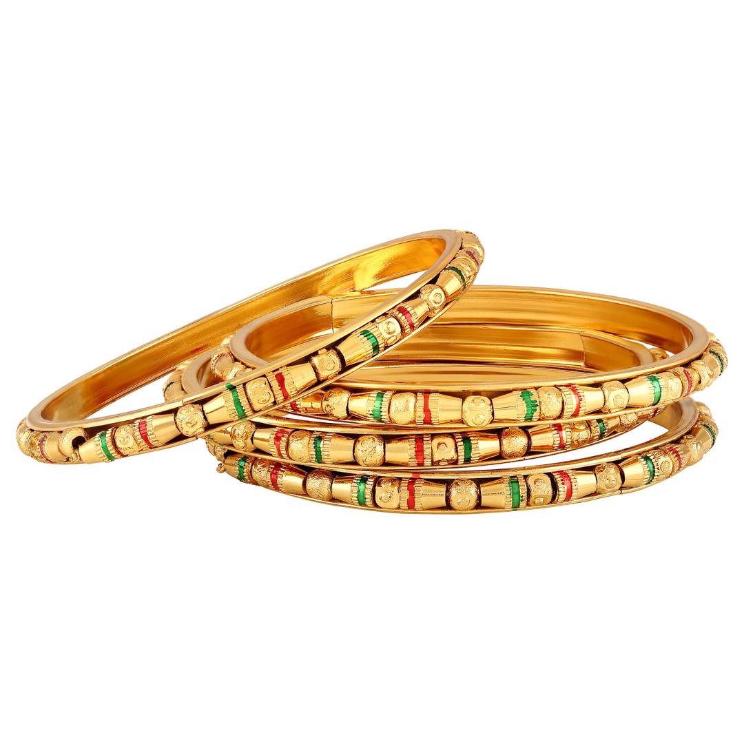 Trendy Designer Alloy Bangle Set