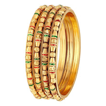 Load image into Gallery viewer, Trendy Designer Alloy Bangle Set