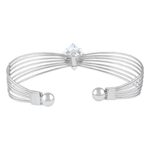 Load image into Gallery viewer, Fashionable Silver Toned Free Size Kada For Women