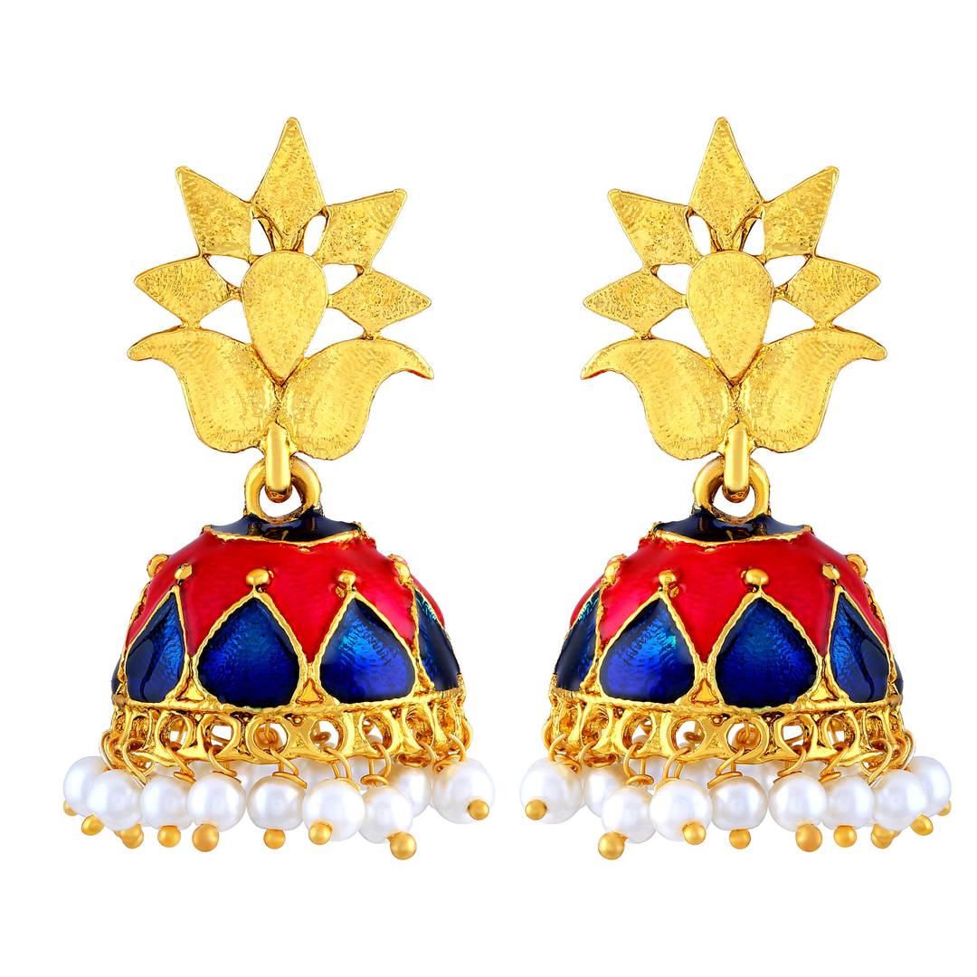 Trendy Designer Alloy Jhumka Earrings