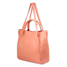 Load image into Gallery viewer, Pink Solid  Handbag with Sling Bag