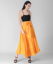 Load image into Gallery viewer, Women&#39;s Yellow Skirt crepe - SVB Ventures 