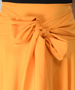 Women's Yellow Skirt crepe - SVB Ventures 