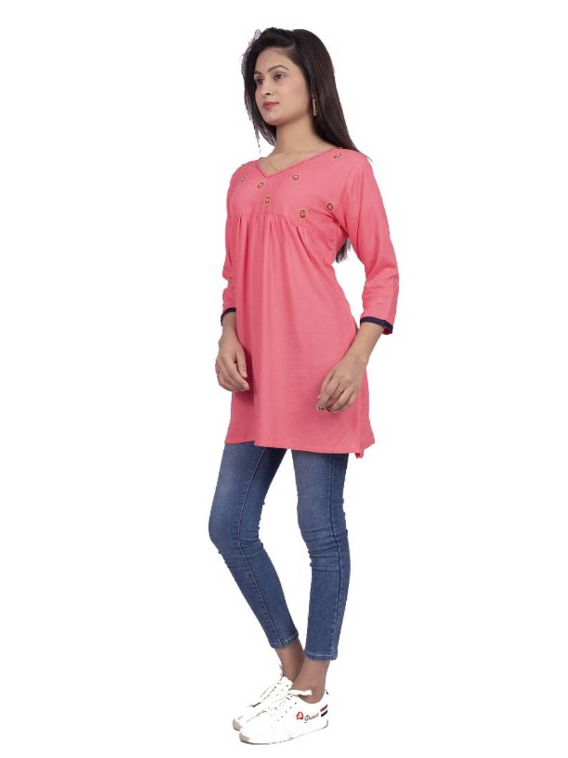 Women Rayon Tunic Top