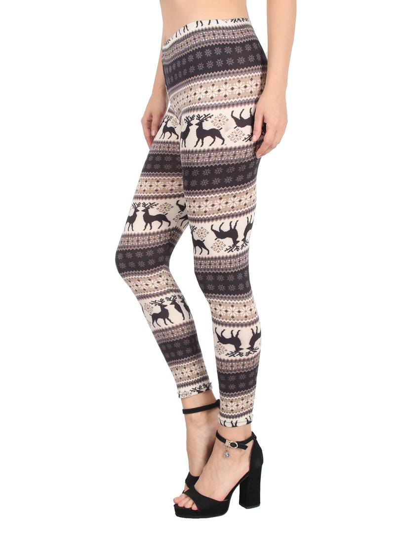 Trendy Synthetic Multicolored Printed Jeggings For Women