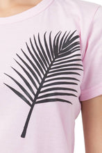 Load image into Gallery viewer, Stylish Pink Cotton Blend Printed T-Shirt For Women - SVB Ventures 