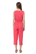 Load image into Gallery viewer, women rayon tie knot jumpsuit