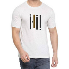 Load image into Gallery viewer, White Cotton Printed Round Neck T-Shirt