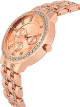 Load image into Gallery viewer, Rhinestone Collection Stainless Steel Strap Rose Gold Colour Men And Women Watches