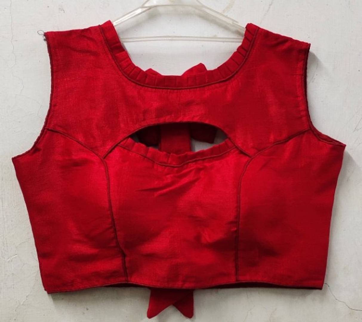 Stylish Phantom Silk Stitched Blouse