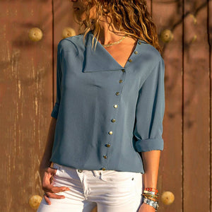 Women's Crepe Casual Full Sleeves Top