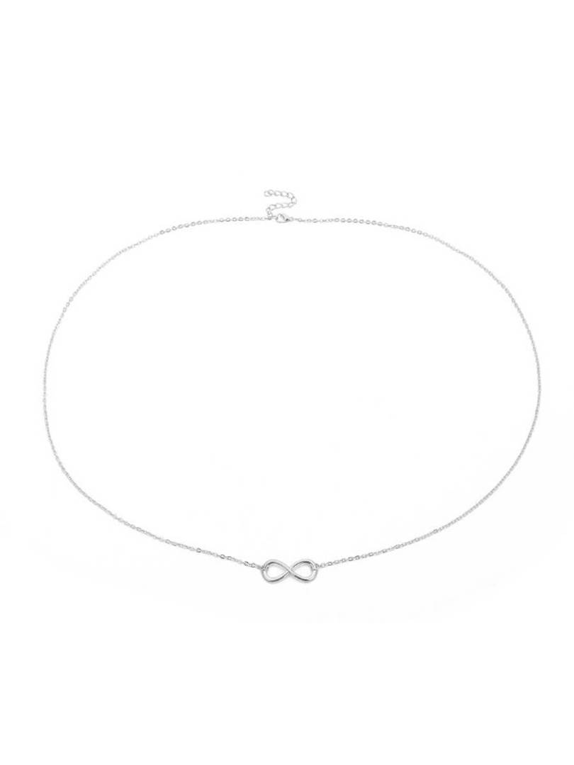 Enhance your festive and party looks with this Silver Infinity Belly Chain – the perfect jewelry for modern women.