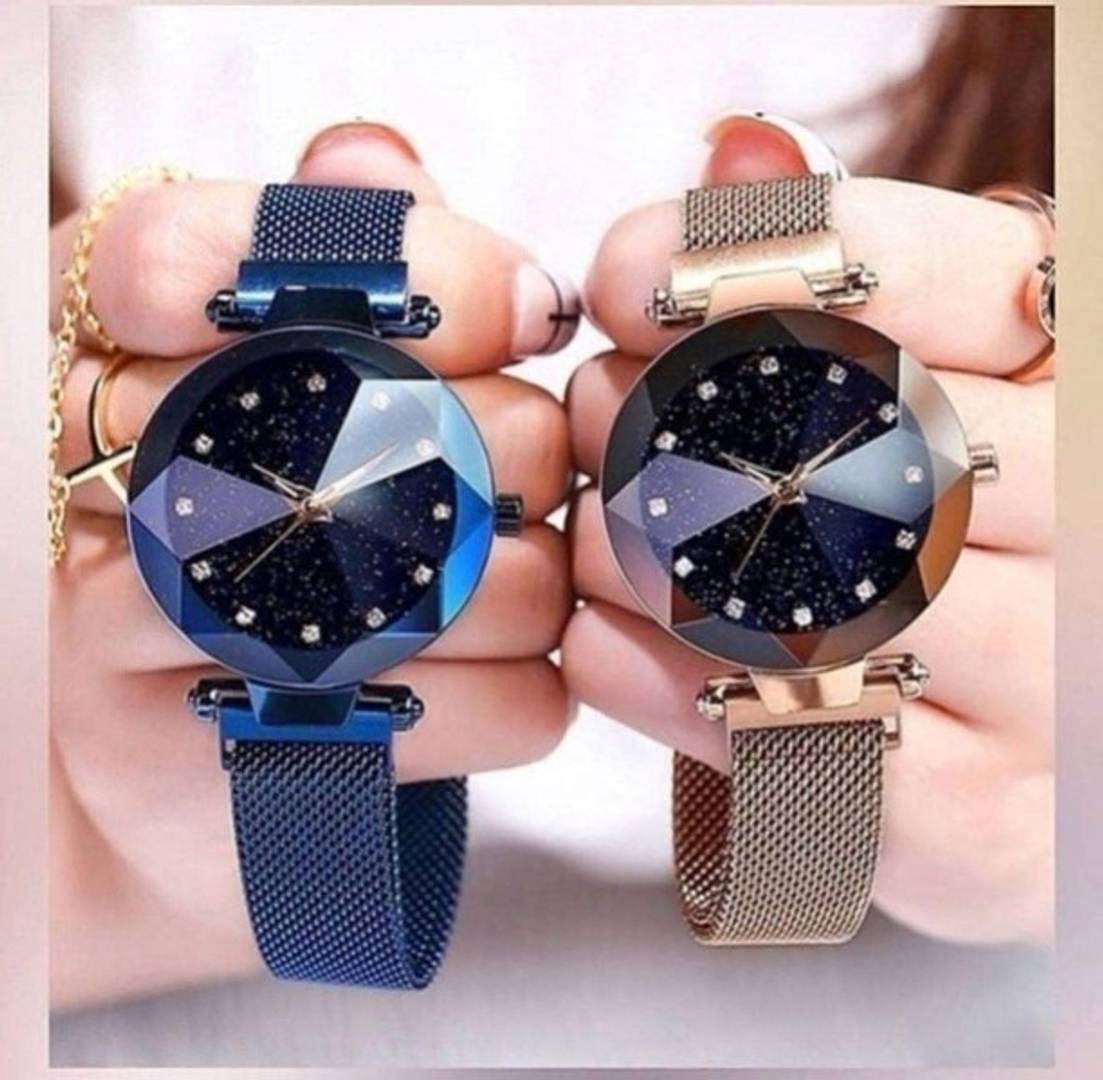Beautiful and Stylish Magnetic Strap Analog for Women's (Pack of 2)