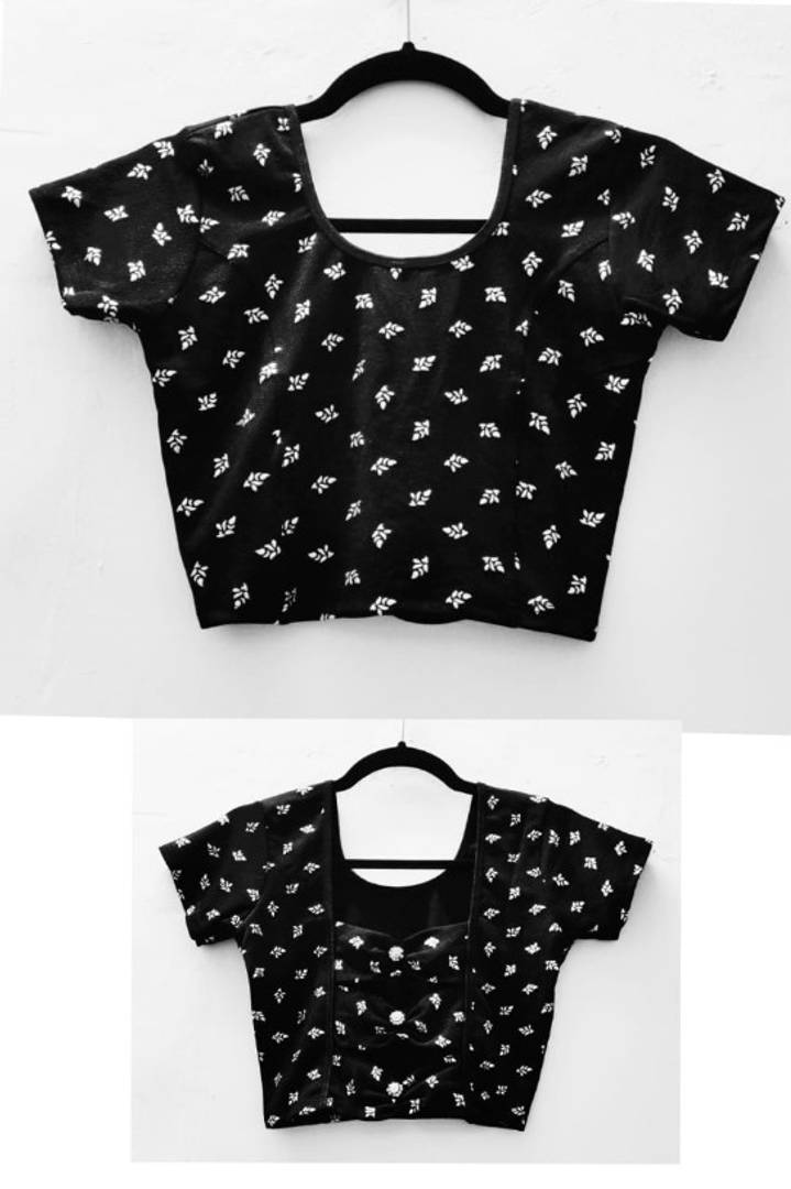 Trendy Latest Attractive Lycra Stitched Blouse