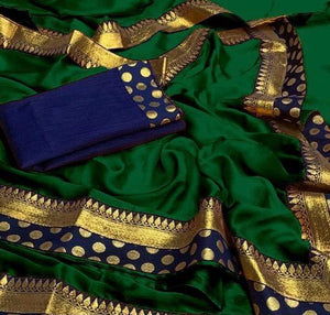 Cotton Silk Saree With Blouse Piece