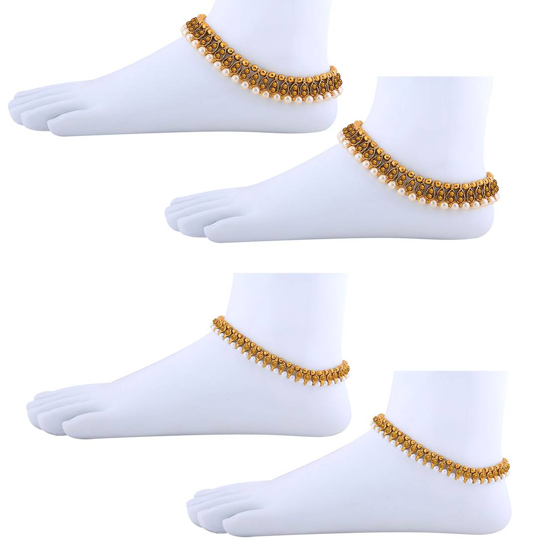 Designer Traditional Anklet Wedding Jewellery For Women/Girls Set-2