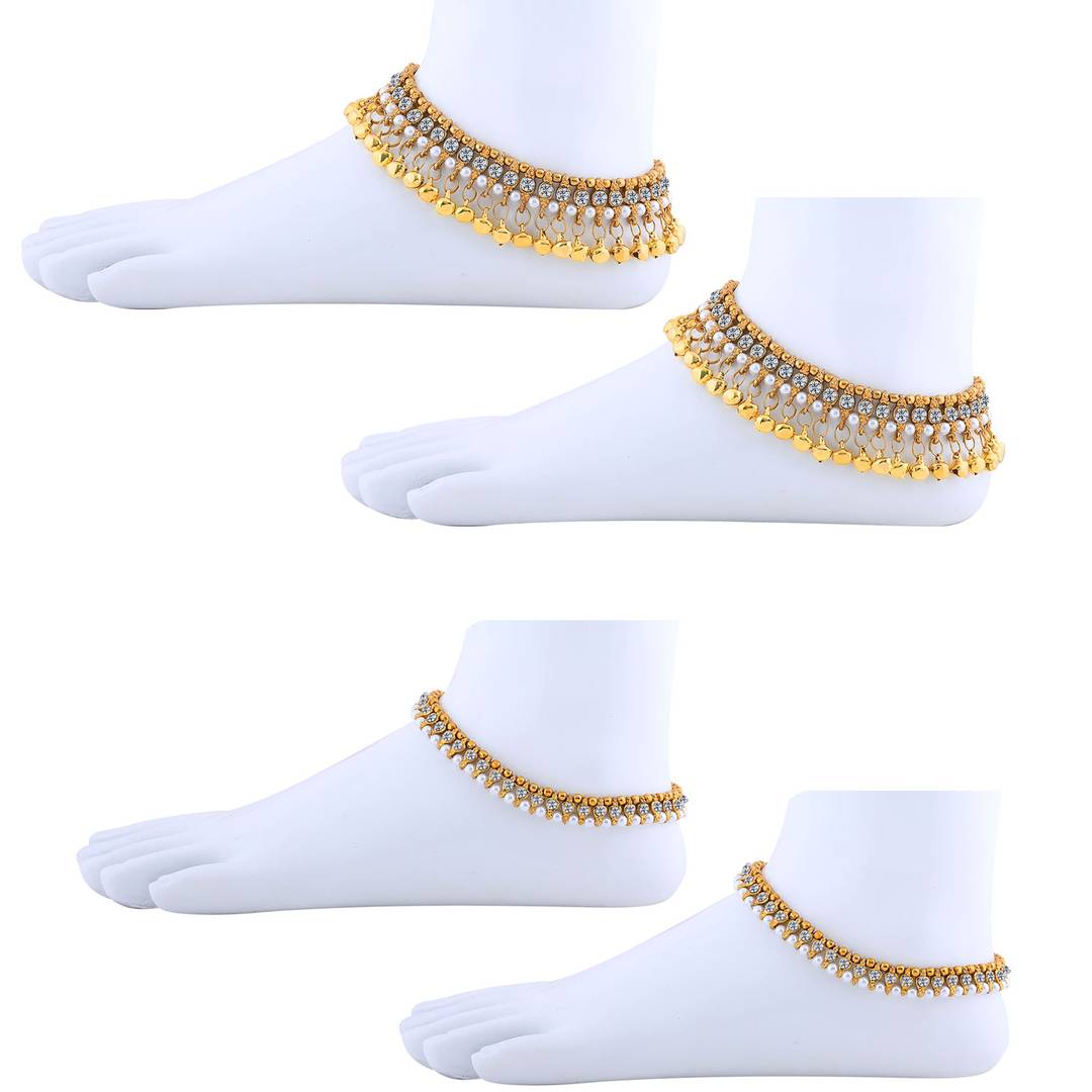 Designer Traditional Anklet Wedding Jewellery For Women/Girls Set-2