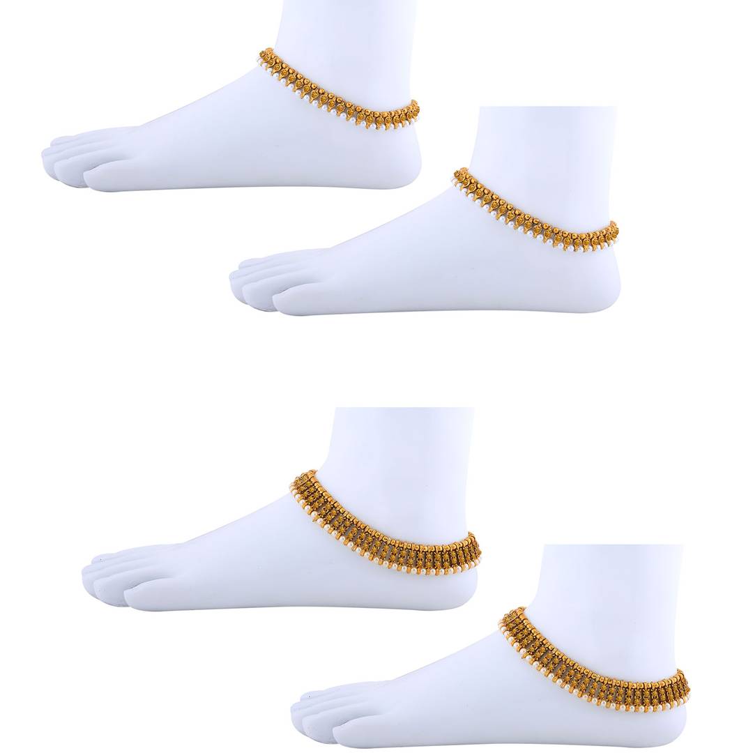 Designer Traditional Anklet Wedding Jewellery For Women/Girls Set-2