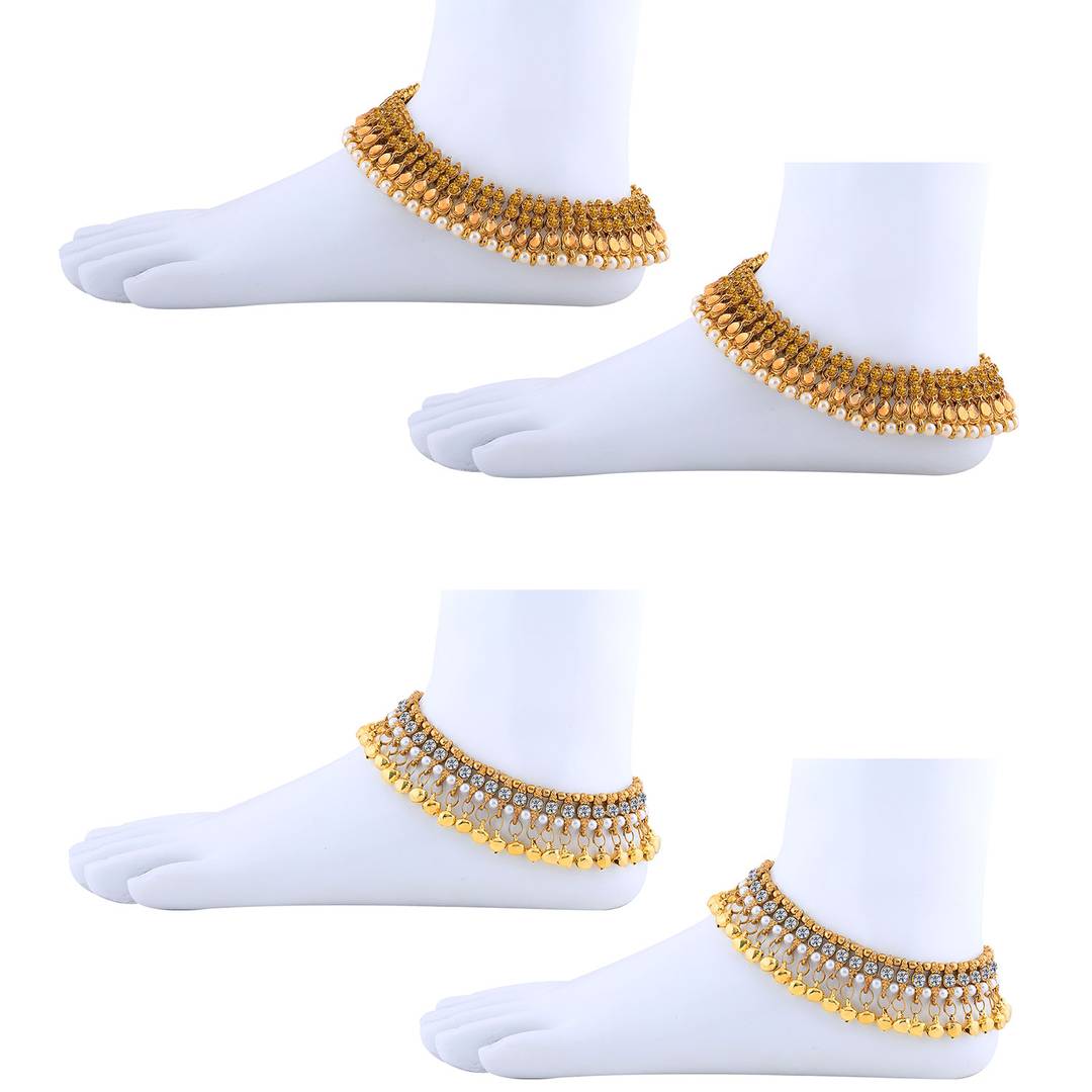 Designer Traditional Anklet Wedding Jewellery For Women/Girls Set-2