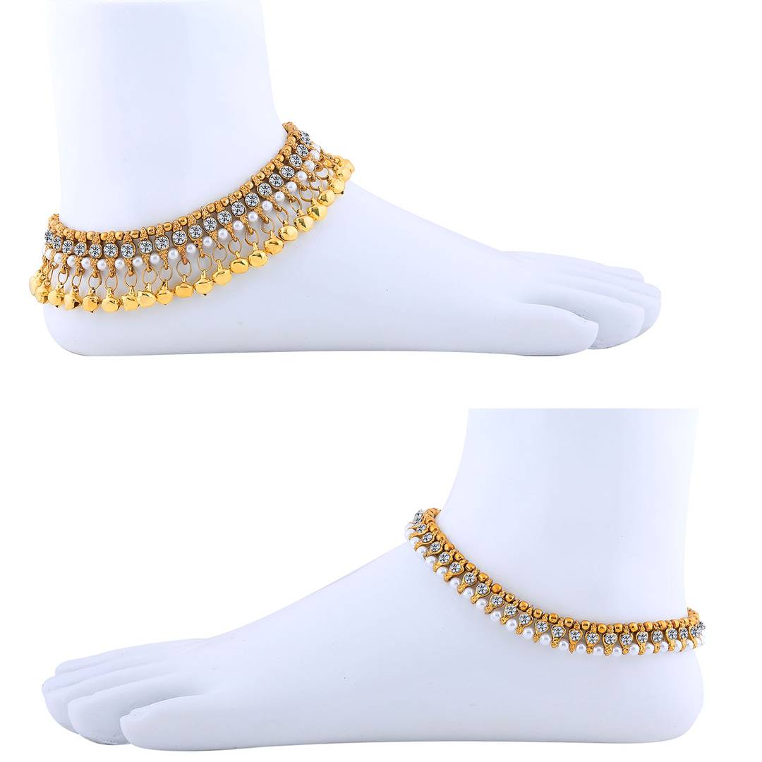 Designer Traditional Anklet Wedding Jewellery For Women/Girls Set-2