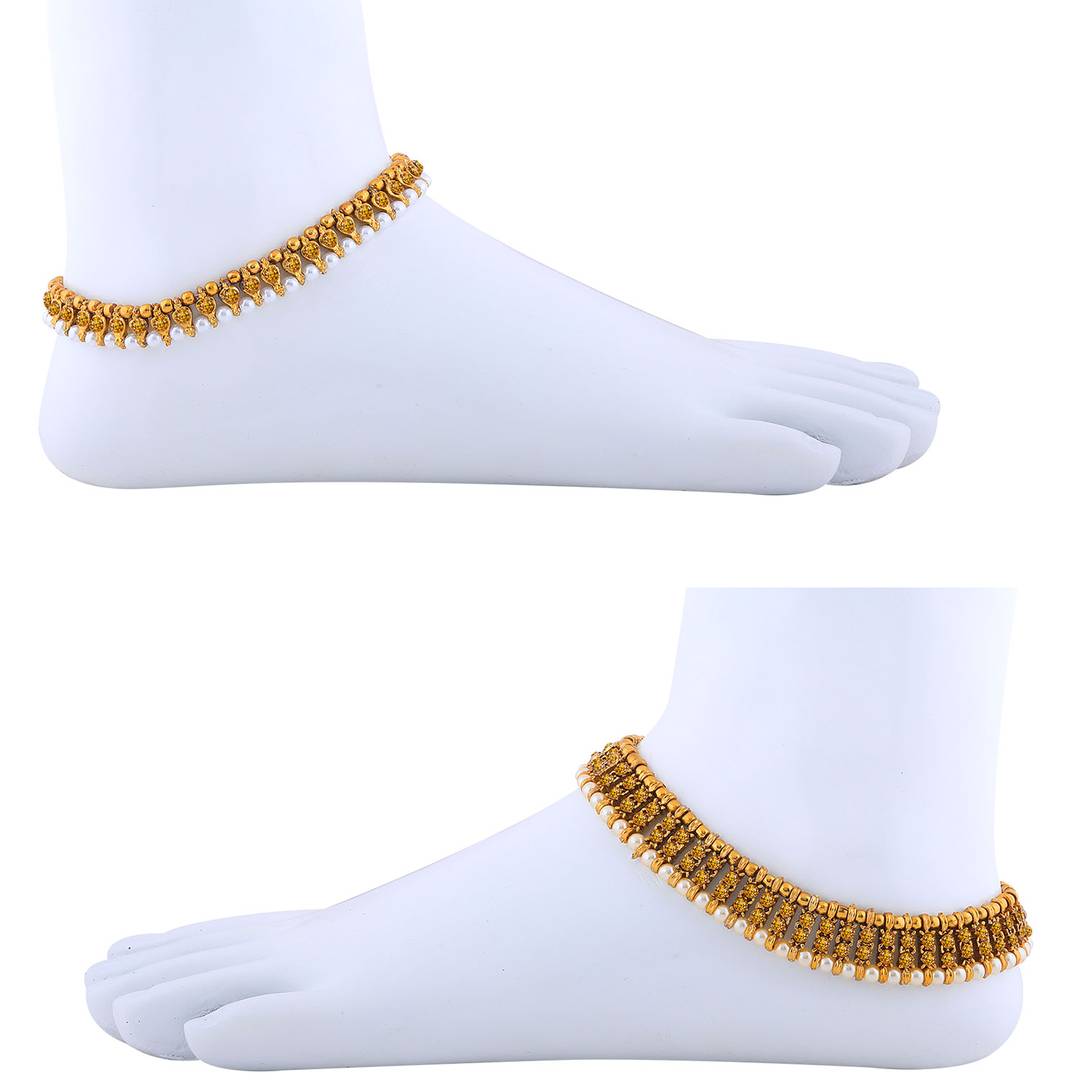 Designer Traditional Anklet Wedding Jewellery For Women/Girls Set-2