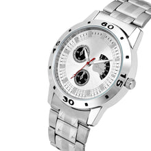 Load image into Gallery viewer, Stylish and Trendy Silver Metal Strap Analog Watch for Men&#39;s