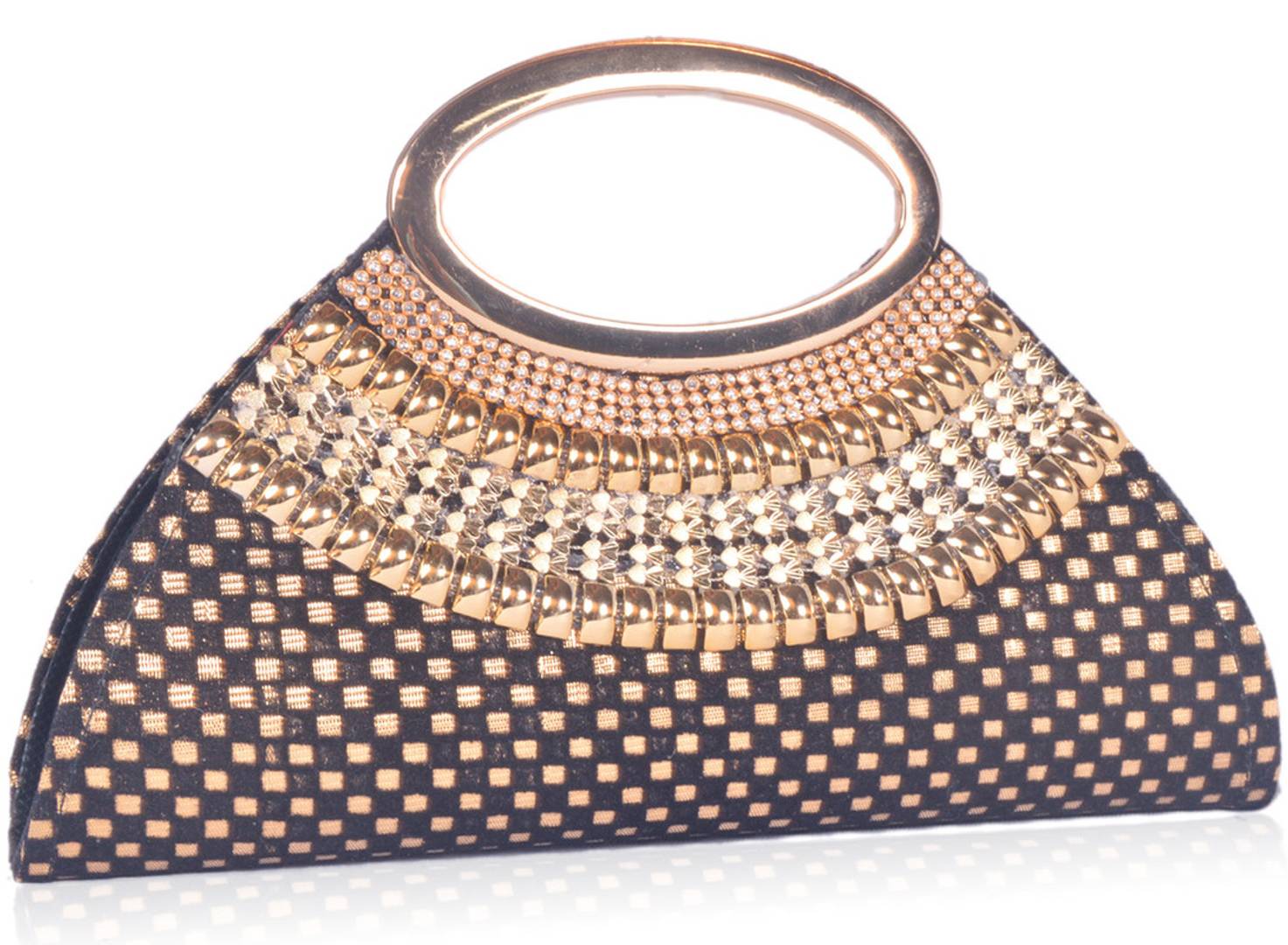 Trendy Velvet Party Wear Bridal Clutch