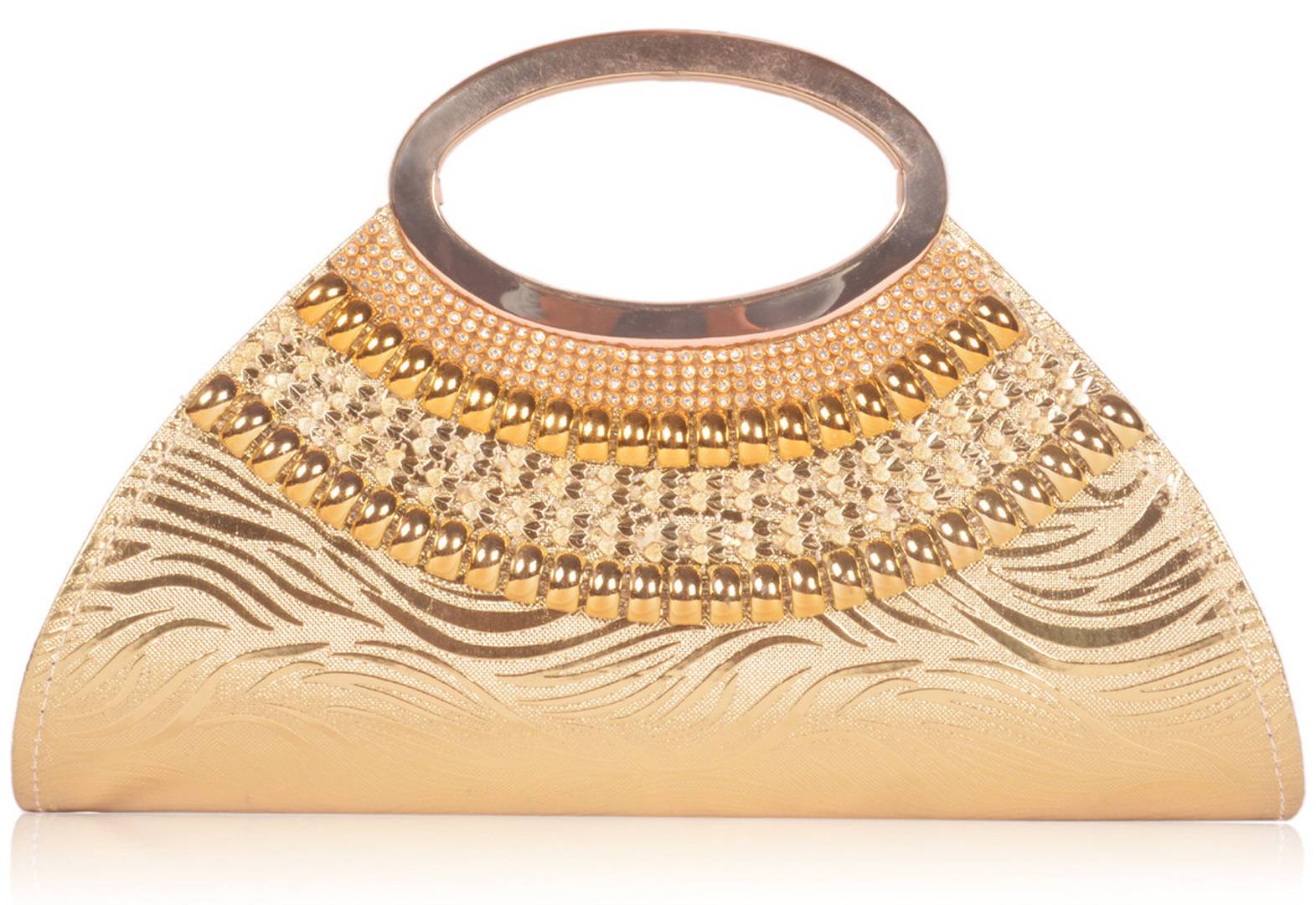 Trendy Velvet Party Wear Bridal Clutch