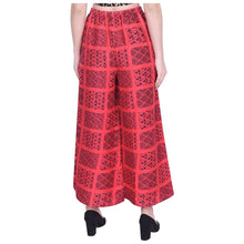 Load image into Gallery viewer, Fashionable Red Rayon Printed Palazzo For Women