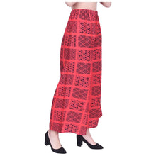Load image into Gallery viewer, Fashionable Red Rayon Printed Palazzo For Women
