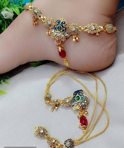 Trendy Alloy Artificial Stone Anklet For Women