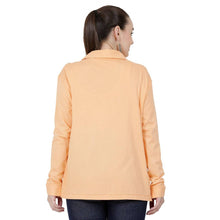 Load image into Gallery viewer, Women&#39;s Cotton Hosiery Peach Casual Shrug