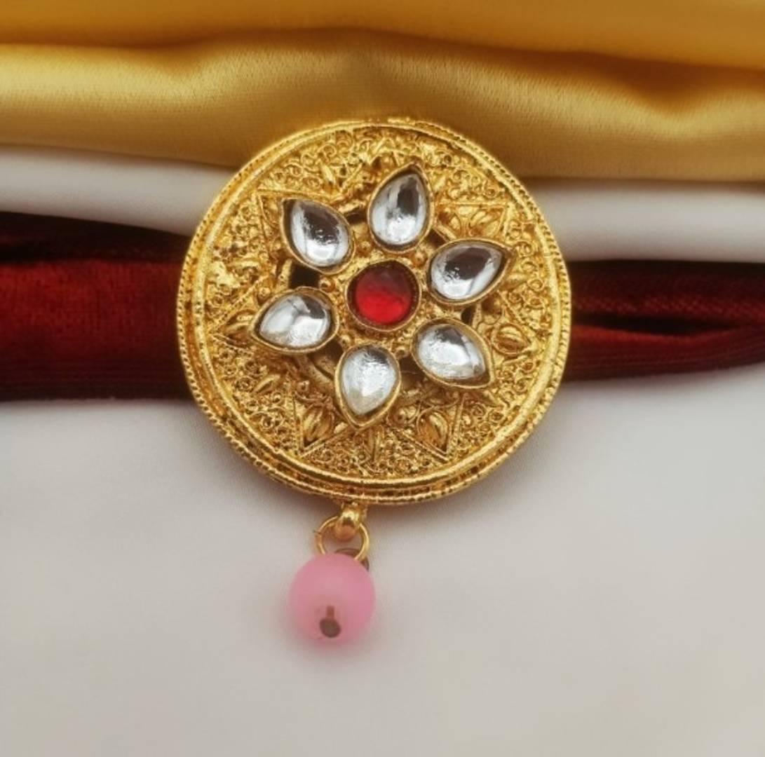 Gold Plated Saree Pin(Brooches)